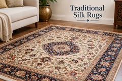 How Traditional Silk Rugs Enhance the Value of a Home